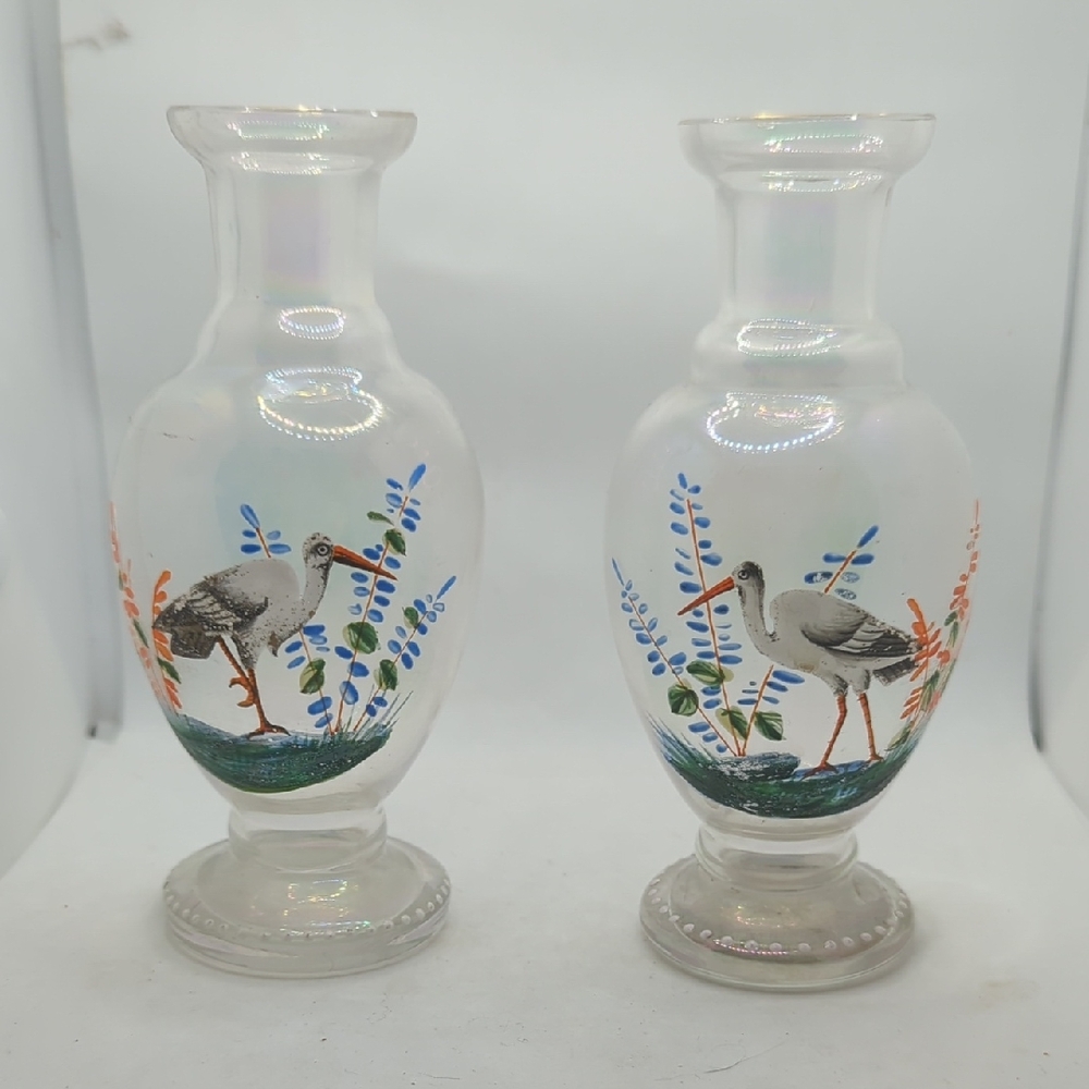 🩵Painted Mini Vases